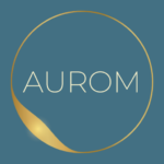 Het logo van mijn bedrijf AUROM coaching en advies