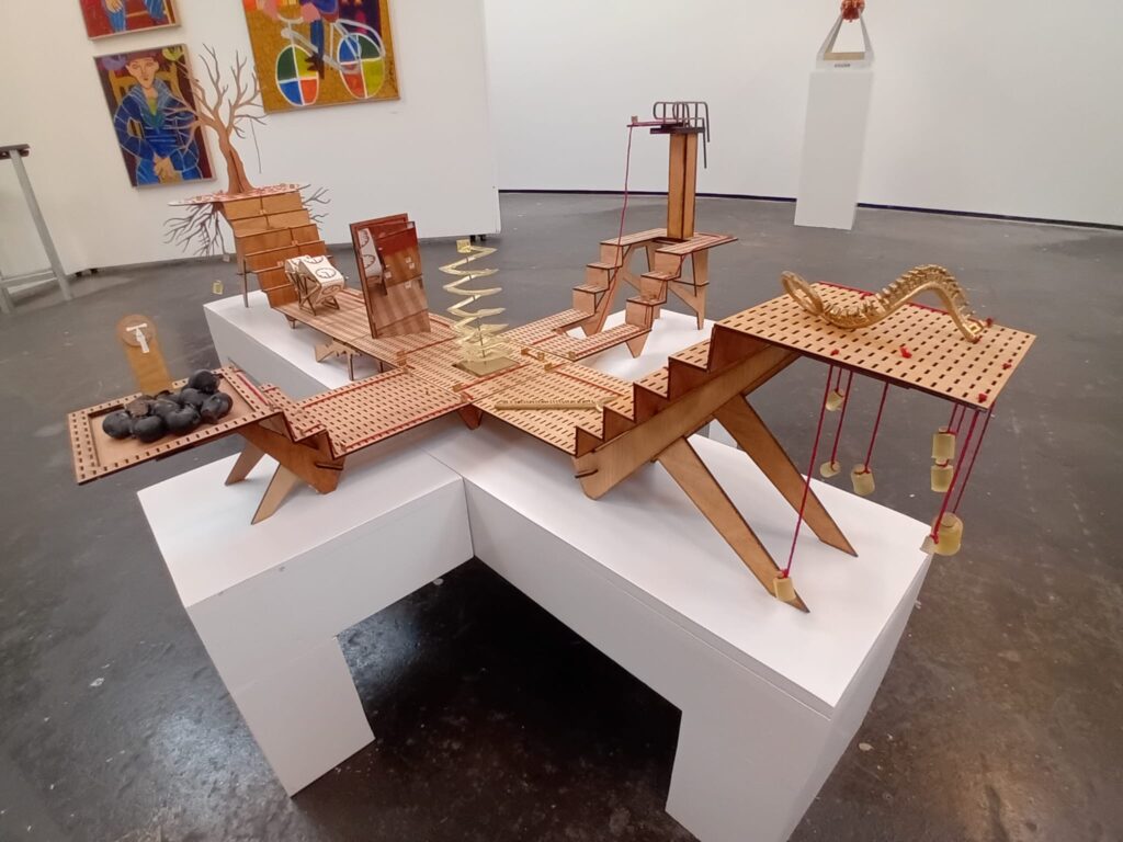 Kunstwerk reis van de held Once